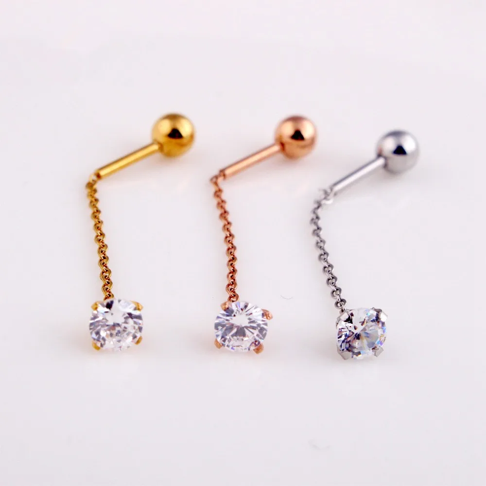 

Fashion Long Earrings Stainless Steel Women Dangle Earrings Brincos Jewelry