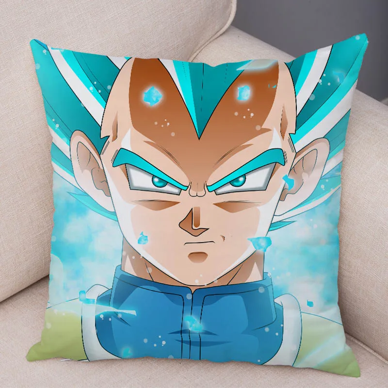 4 С рисунком из мультфильма «Жемчуг дракона Z сын Goku vegeta Broli наволочка плюшевые размером 45*45 см чехлы для диван, домашний декор Япония наволочка с аниме - Цвет: 4