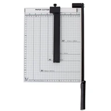 Safe Photo Home Accurate A4 Ruler Cutter Office Paper Trimmer Steel Portable Sharp Blade Practical Easy Operate