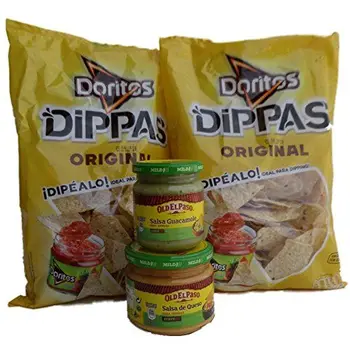 

Doritos dippas con salsa guacamole y queso corn chips for dipping with sauce guacamole and cheese