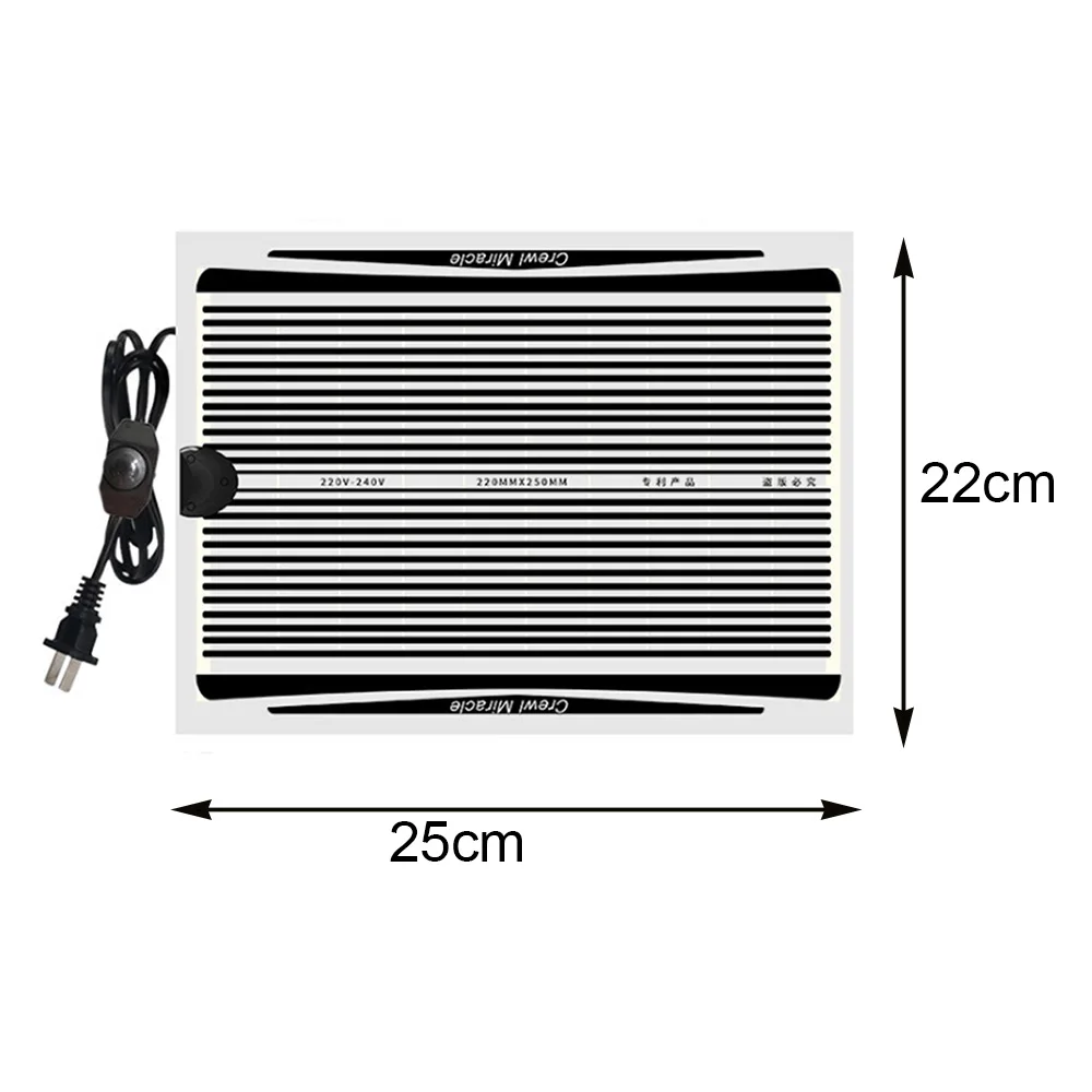15W Terrarium Reptile Heat Mat Climbing Pet Heating Warm Pad Adjustable Temperature Controller Incubator Mat for Turtle Snake Lizard - Цвет: 15W