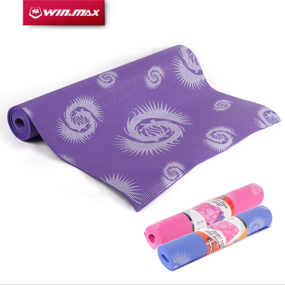 Складной Коврик для йоги WINMAX голубой/розовый/фиолетовый ПВХ 5 мм 2019|yoga mat|esterilla
