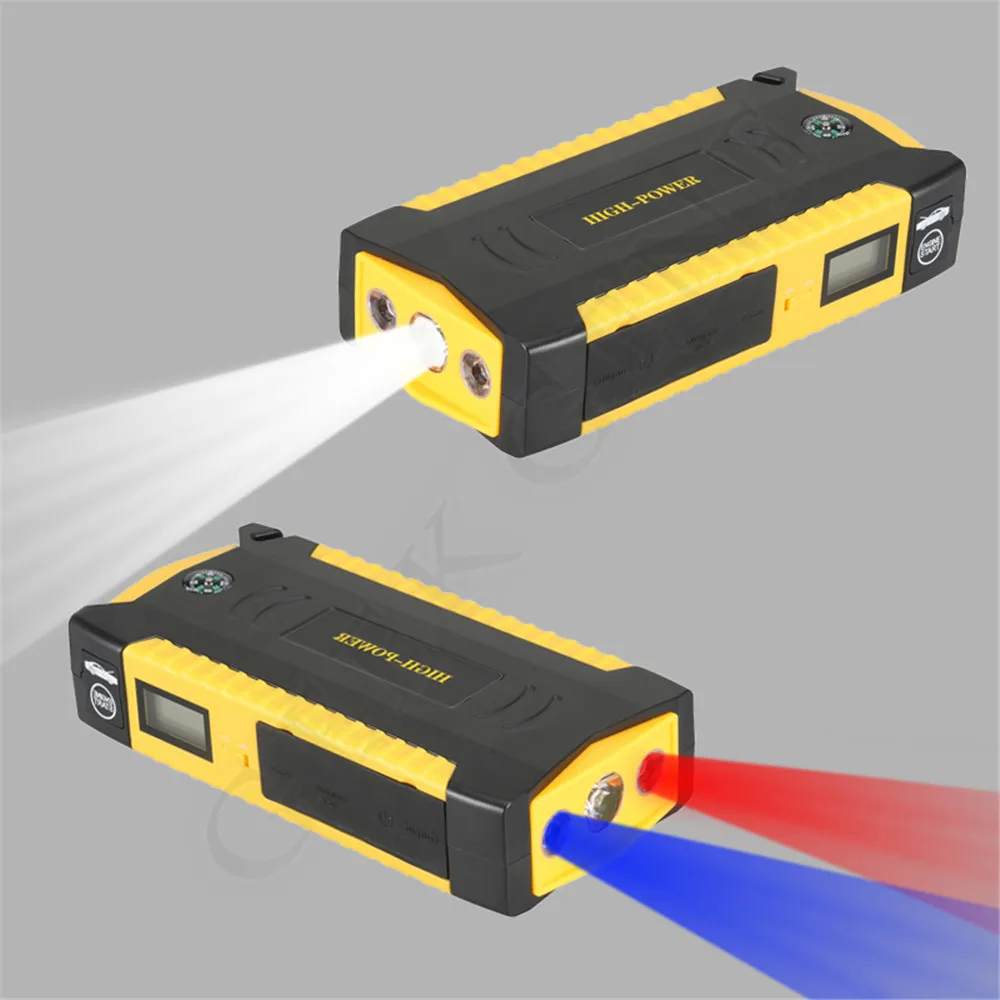 Kaufen GKFLY High Power Auto Starthilfe 600A 12V Ausgangs Gerät Power Bank Benzin Diesel Auto Batterie Booster Ladegerät Auto starter LED