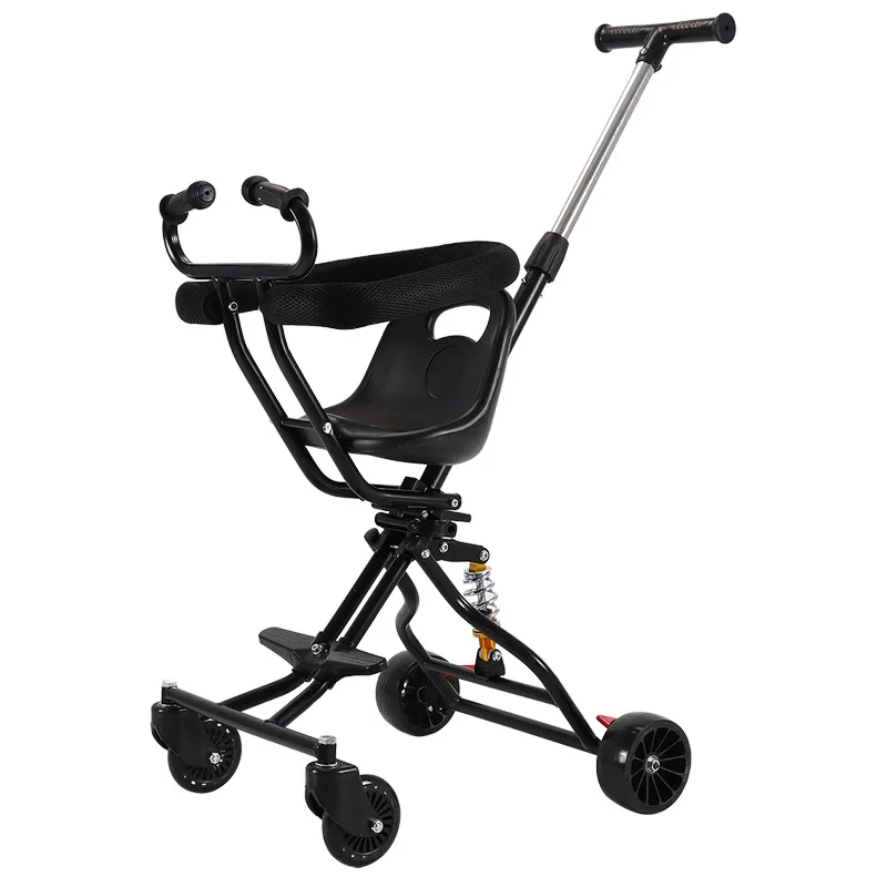 LazyChild Baby Stroller Lightweight Foldable Four-wheel Baby Stroller Walk Nice Gift