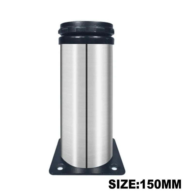 

1Pcs Stainless Steel Leg Round Metal Feet Adjustable Kitchen Cabinet Stand Base