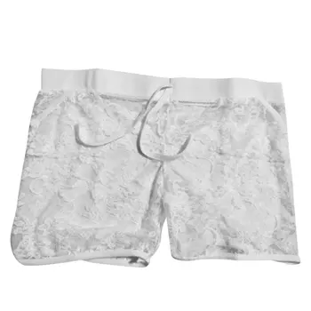 

Breathable women's Safety Short Pants Elastic Anti Chafing Lace Thigh Sock Middle Waist Prevent Leg Thigh Chafing Sock