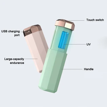 

Portable UV Disinfection Lamp Kill 99.99% Germs Sterilizer UV Lamp CLH@8