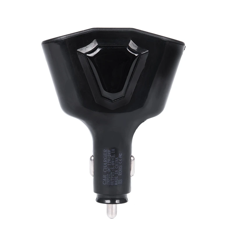DC 12V розетка для автомобильного прикуривателя сплиттер 3.1A двойной USB зарядное устройство адаптер питания