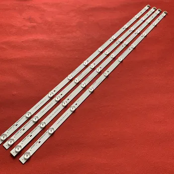 

790mm 4Pieces LED Backlight strip 10lamp For L40F3302B 0D40D10-ZC14F-02 0D40D10-ZC14F-03 035-400-3528-D 303TT400035