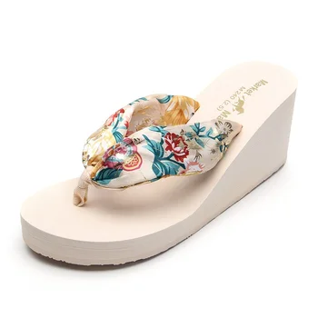 

Women Slippers Sandals Shoes Ladies Comfy High Heel Slides Women Slippers Woman Sandals Flats Wedges Open Toe Beach Shoes