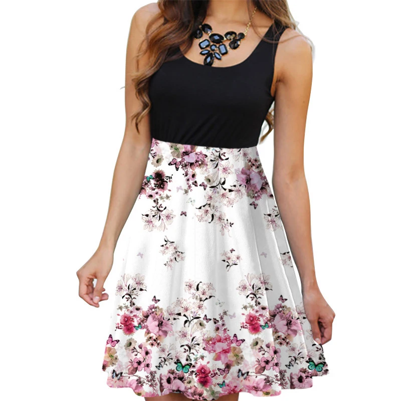 flower print sundress
