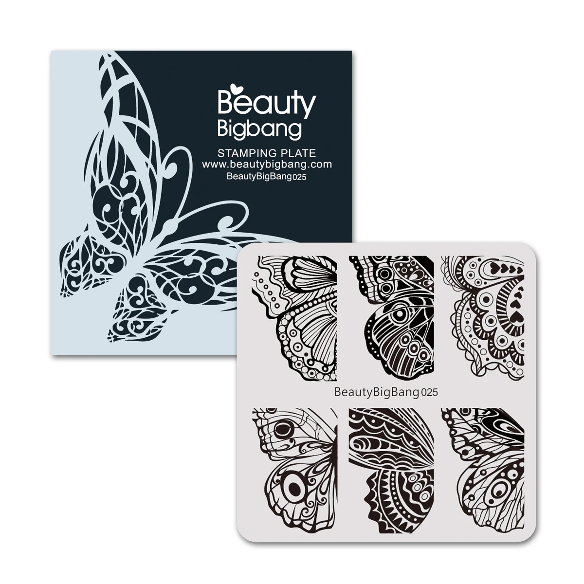 b025 BeautyBigBang пластины для стемпинга 6*12 см Женская летняя обувь с украшениями в виде цветков и бабочек для ногтей Аксессуары для пресс-форм пластина прямоугольный, для нейл-арта шаблон BBB XL-011 - Цвет: b025