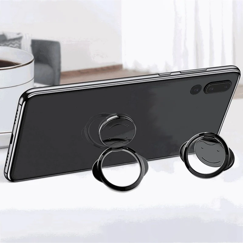  Smiley Sonnenblume Rose Finger Ring Metall Schnalle Halterung Telefon Ständer Halter Für IPhone Xia