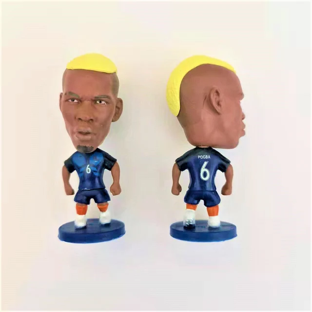 Cute Soccer Star Football Figure PVC Cake Decoration Doll 2020 Football Player Toys Fans Souvenir Birthday Gift Micro Landscape Pogba-GJ