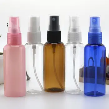 

50ml Sanitizer Spray Bottle Empty Hand Wash bottles Emulsion PET Plastic Mist Spray Pump Bottle for Alcohol LX1211