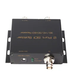 Répartiteur SDI 3G HD SD SDI vers répéteur, 2 ports, 1x2, lecteur multimédia, 1080P, 4 voies, prolongateur pour moniteur, projecteur, CCTV 