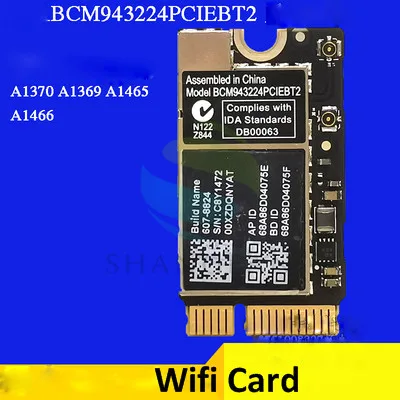 BCM943224PCIEBT2 300 Мбит/с 2,4 и 5G WiFi bluetooth 4,0 мини PCIe сетевая карта для Mac OS Macbook Air A1370 A1369 A1465