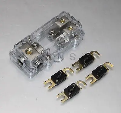 

4 Free 80A Mini ANLFuse FUSED DISTRIBUTION BLOCK 4 6 8 10 GAUGE PSF-30N
