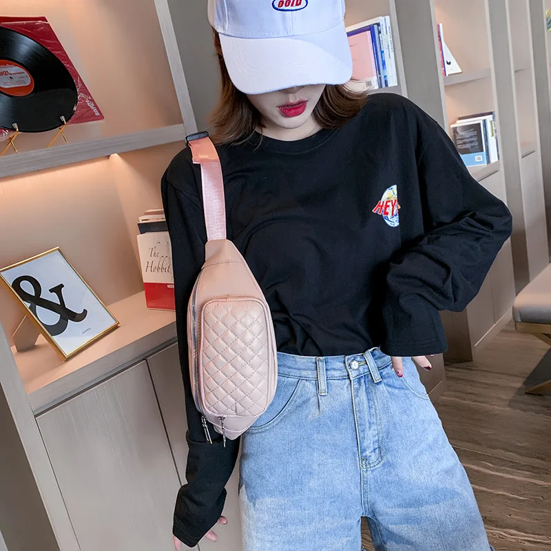 

2018 Cool Celebrity Style Sports Casual Outdoor Wallet Chain Chest Bag Crossbody Bag MEN'S AND WOMEN'S Handbags