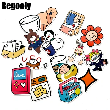 

15pcs Funny Stickers paster Cartoon characters anime movie funny decals scrapbooking diy phone laptop waterproof decorations