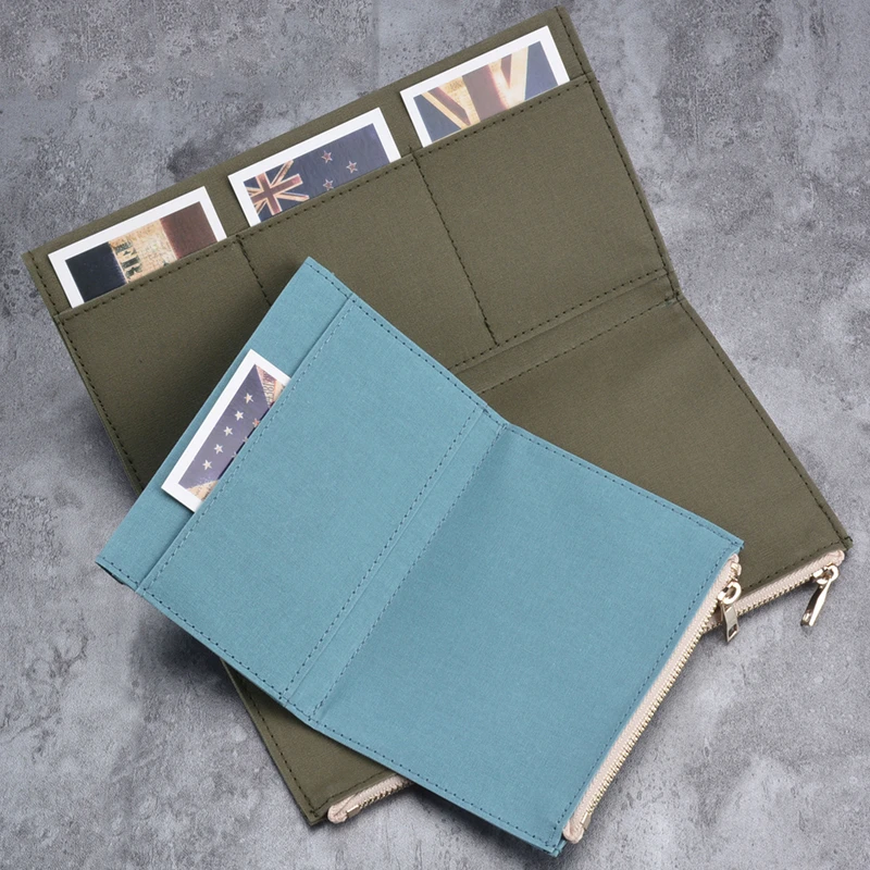 Vintage Storage Bag For Midori Travelers Notebook Zipper Pocket Retro