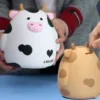 Cute Cow Piggy Bank Money Plastic Coin For Attracting Money Jar Coins Money Box Large Savings Box Coins Child Brithday Gift 3
