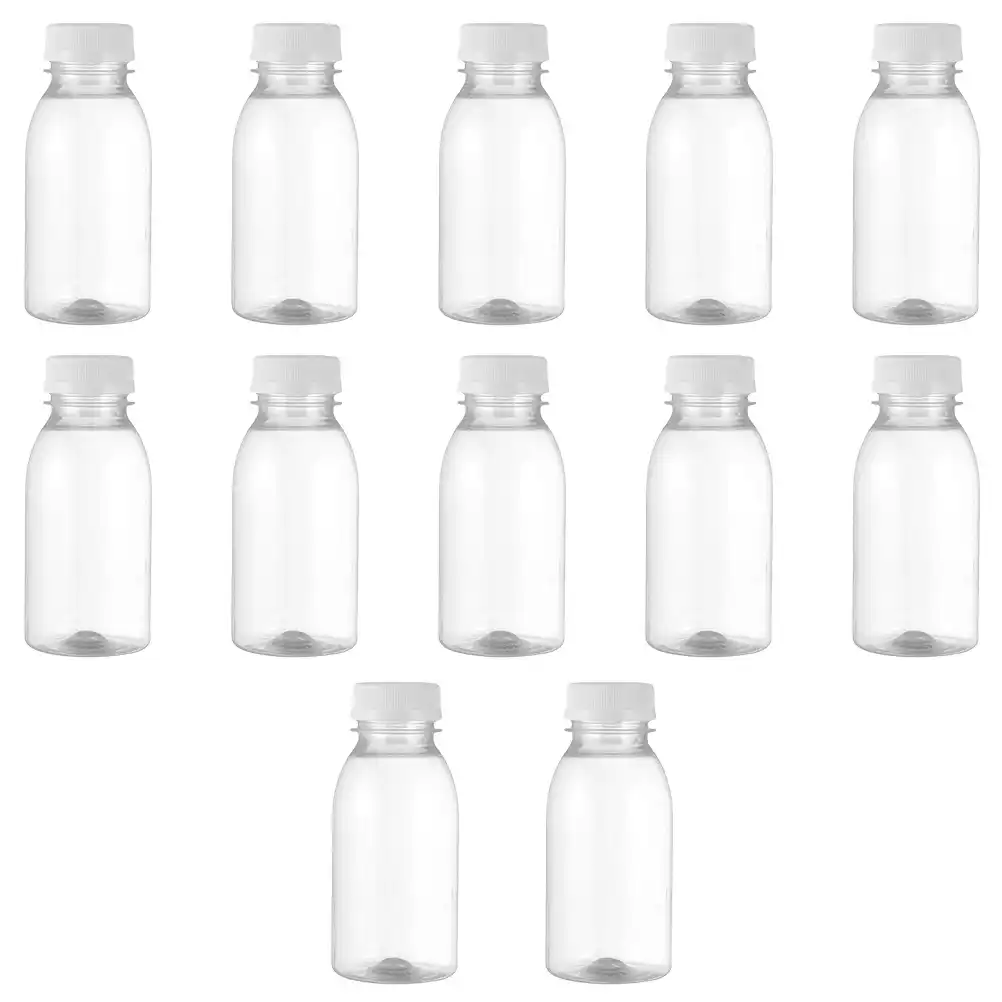12 шт. 250ML прозрачные бутылки Портативный легкий прозрачный для сока с