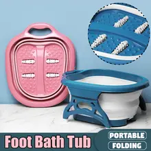 Складная Ванна для ног, массажное ведро из пенопласта, пластиковая Ванна для ног, большая, повышающая, для ног, фординг-бочка, уменьшающая давление