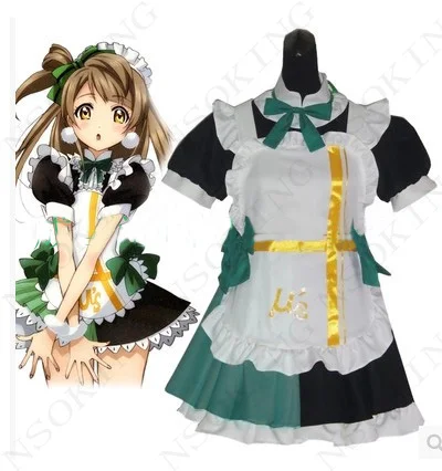 Аниме Love Live! Любовь ”de sekkin Motto kotori minami Maki Nishikino Хонока Косака маскарадный костюм горничной