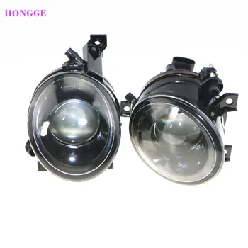 

HONGGE 1 Pair 9006 Plug 12v 55w Convex Lens Fog Lamp Foglights for CC Caddy Golf Touran 1T0941699C 1T0941700C