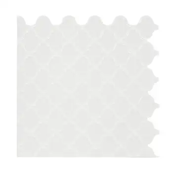 

Vividtiles European Modern White Lantern-shaped Waterproof 3d Mosaic Wallpaper - 1 Sheet