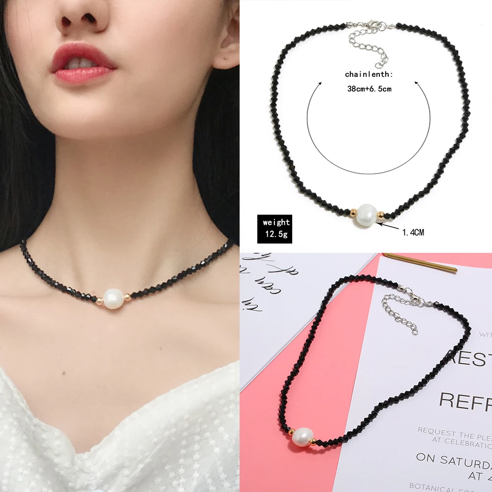 Модное ожерелье s& Кулоны Collier Femme винтажное ожерелье из искусственного жемчуга женские шикарные ювелирные изделия с чокерами Bijoux Collier