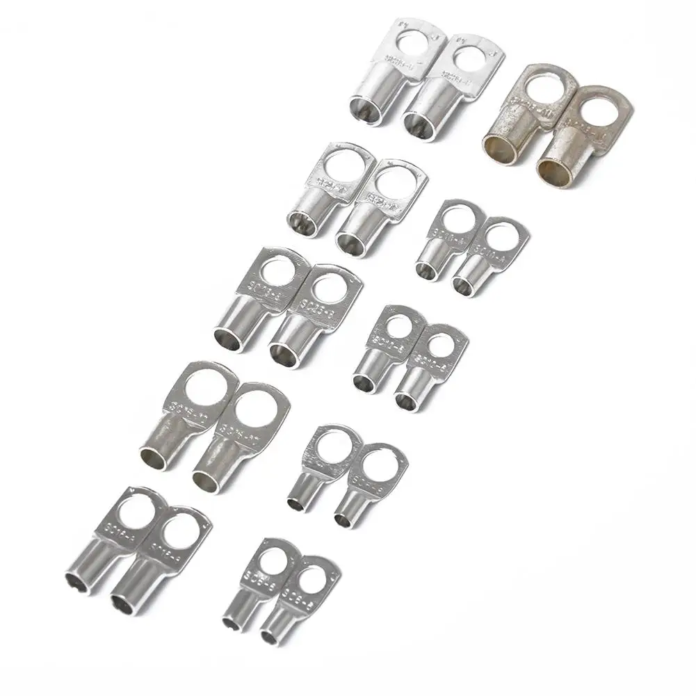 90 шт./компл. болт отверстие Медь клеммы набор кабельных наконечников проводов терминалов для морской автомобильный Другое схемы