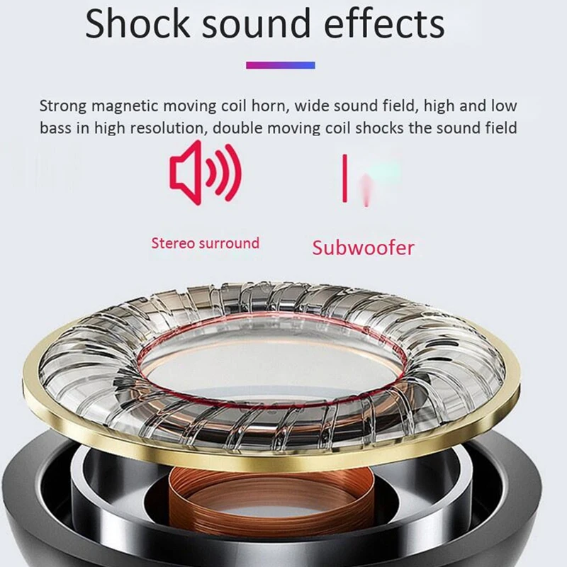 Wireless Bluetooth 5 0 Headphones Headset Binaural Bass Bag Ear Sports Games Waterproof Headset Folding Universal