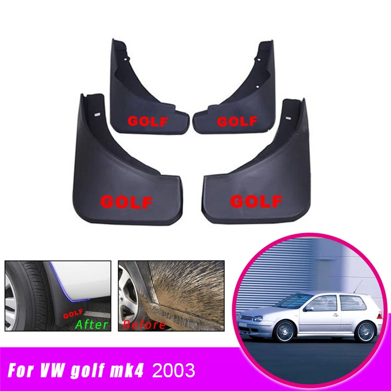 Автомобильные Брызговики для VOLKSWAGEN Golf 4 Mk4 IV Bora 2003 mudflaps Брызговики передние и задние наклейки для автомобиля