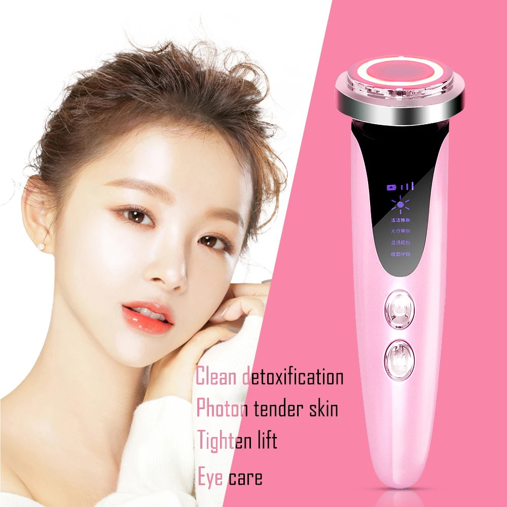 

NEW EMS Beauty Instrument LED Photon Light Therapy Facial Tool Device Face Lifting Tighten ems massager Beauty Machine Skin Care