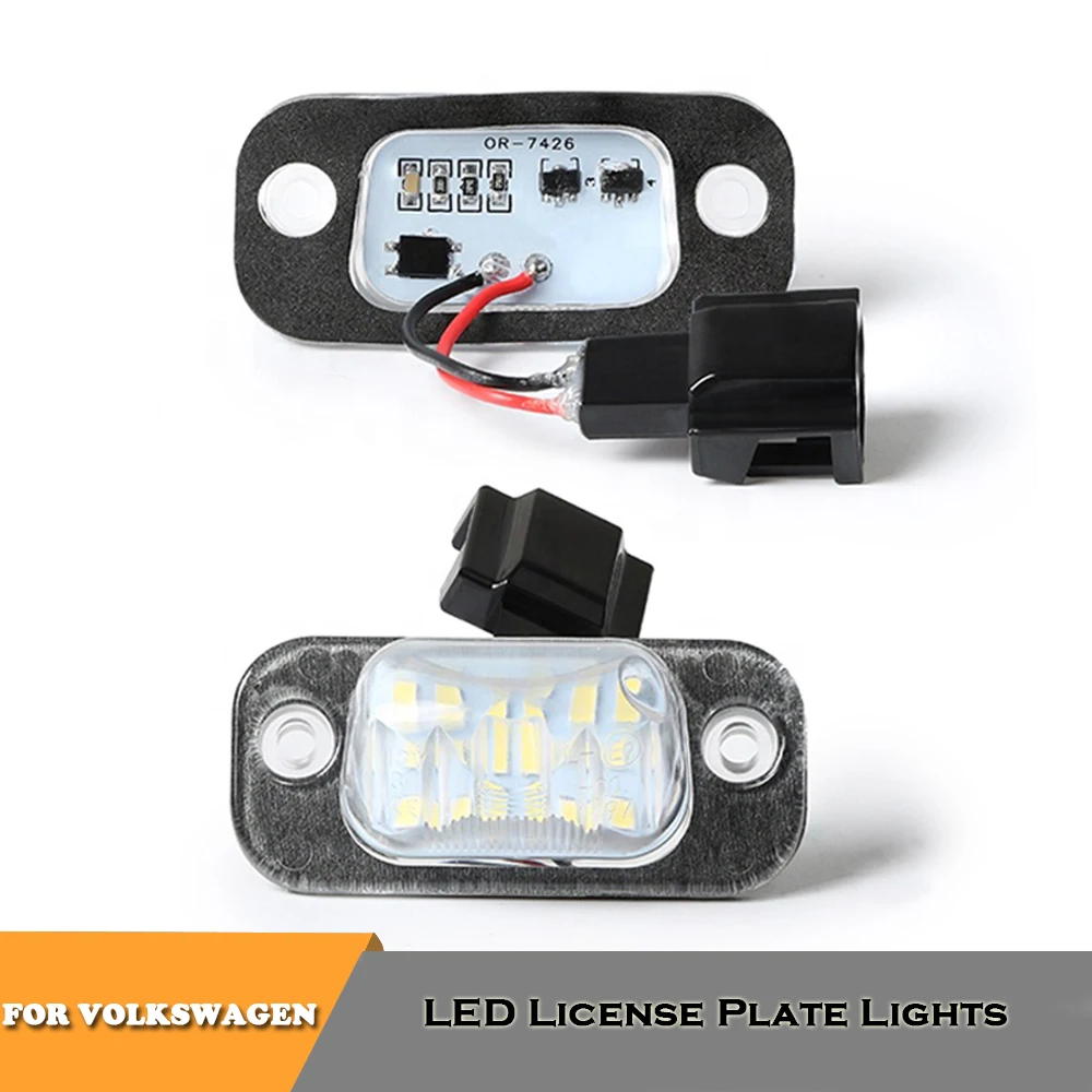 

car styling Free Error LED rear number plate lights for Polo Classic Polo Variant Golf 3 III Cordoba Ibiza