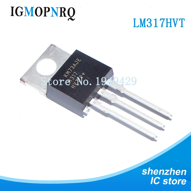 10 шт./лот LM317HVT TO-220 LM317 три терминала регулятор