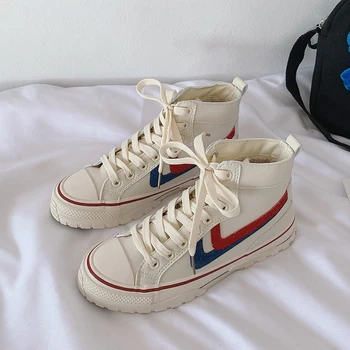 

Winter shoes women's sports shoes women's high-top canvas shoes leather shoes women's flat shoes warm shoes women's casual shoes