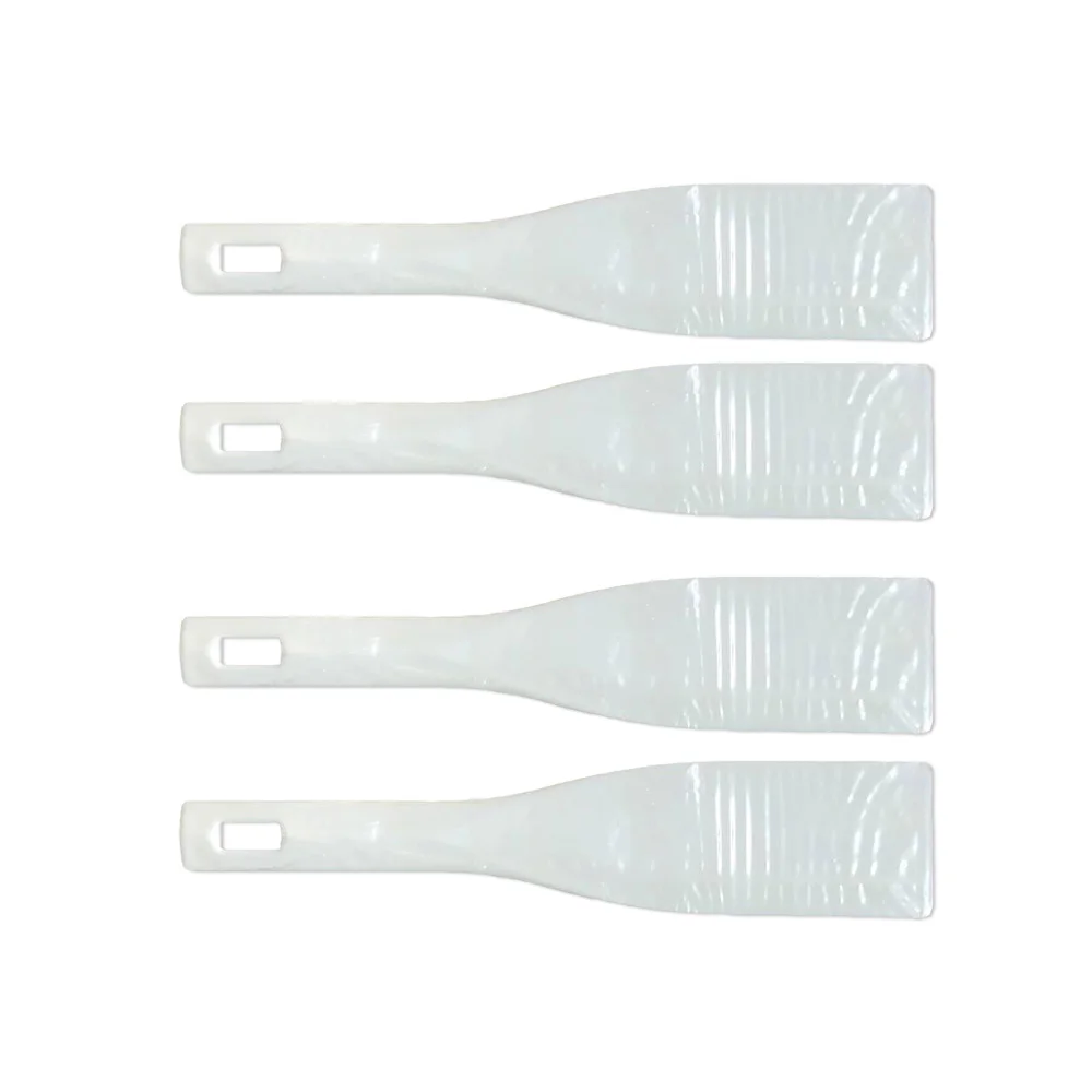 4 Pezzi 2.4 "6Cm Larghezza Spatola Inchiostro Scoop Serigrafia Pala Goop Scoop Plastshirts