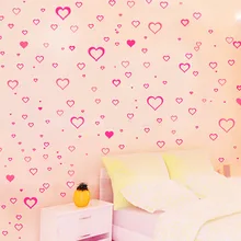 Zhen hong настенные наклейки оптом DIY теплые и романтические наклейки в форме сердца DIY Бесплатные наклейки 004 12 цветов на выбор