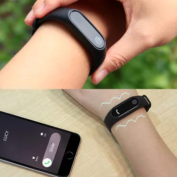 

M2 Smart Band Sport Bracelet IP67 Waterproof Wristband Fitness Tracker Bluetooth Wristband Watch for IOS Android Device Phones