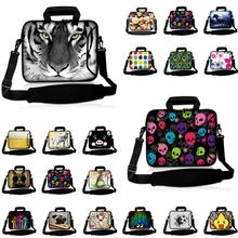 Сумка для ноутбука из неопрена 10, 12, 13, 14, 15, 17, 15,6, 13,3 дюймов, для ноутбука, Chromebook, PC, плечевой ремень, портфель, сумка-мессенджер, чехол