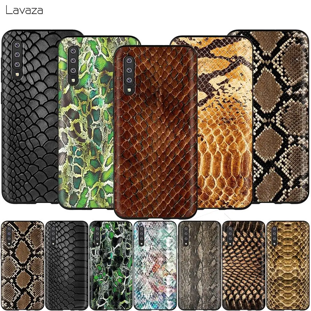 Lavaza Snake Skin Art Case for Samsung Galaxy A2 J4 Core J6 J7 DUO J8 Prime A20E A70S 2018 |
