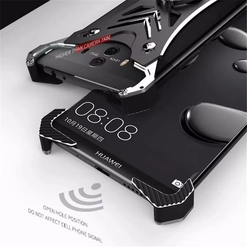R-JUST для huawei mate 10 чехол металлический чехол задняя крышка для huawei mate 10 Pro с алюминиевой подставкой палец кольцо чехол для телефона