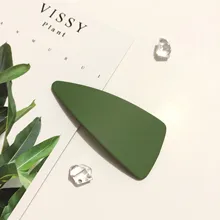 Южная Корея стиль аксессуары для волос карамельного цвета сто башен геометрические заколки женские тусклые полированные акриловые BB клип ребенок