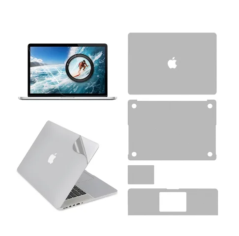 Full Body Skin for MacBook Pro 15 inch A1398 model Include Top + Bottom + Touchpad Palm Rest Skin Screen Protector