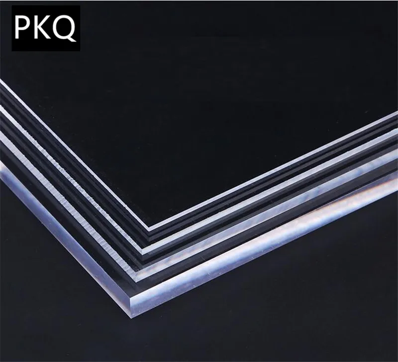 3mm Transparent Plexiglass Clear Acrylic Perspex Sheet Square Plastic Board Perspex Panel glass polymethyl methacrylate