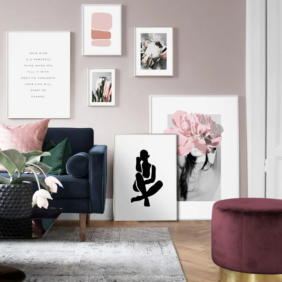 Abstract-Flower-Girl-Figure-Life-Quotes-Wall-Art-Canvas-Painting-Nordic-Posters-And-Prints-Wall-Pictures(2)
