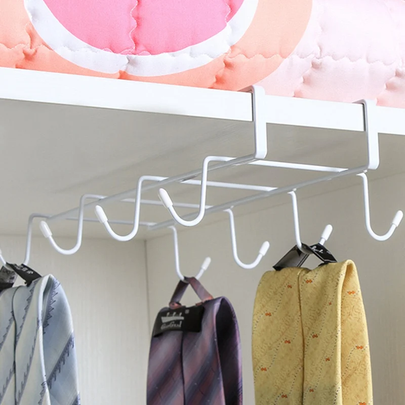 

door-back cabinet, nail-free And drill-free hanger, Wardrobe hanger, Kitchen Creative shelf, Small Items Hook